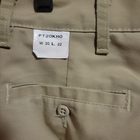 RED KAP 1929  FLAT FRONT KHAKI WORKING PANTS 👖 Size W30 L32 - Picture 9 of 14